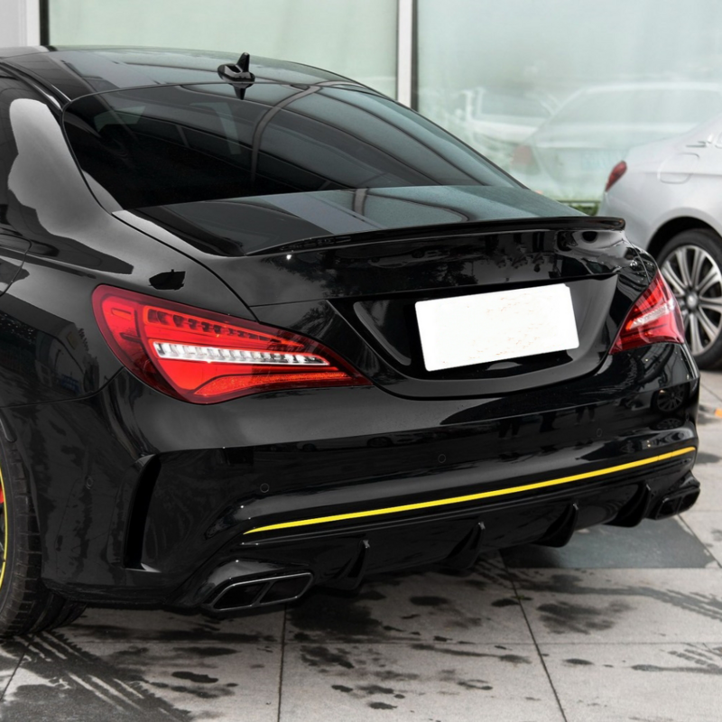 Tylna owiewka Spoiler do Mercedes Benz CLA Class C117 C118 CLA200 CLA260 CLA45 AMG 2013-2023 tylny spojler samochodu tylna owiewka części do zewnątrz spoilera