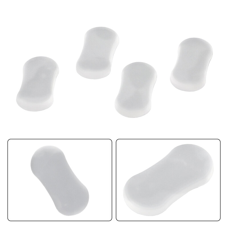 4Pcs Universal Bathroom Hardware Clear Toilet Seat Lid Bumpers Buffers SpacersBathroom Accessories Protection Pads