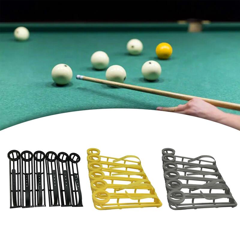 6Pcs Billiards Table Pocket Rail Replacement Tool Easy to Install Durable Snooker Pockets Slide Track Billiard Accessories