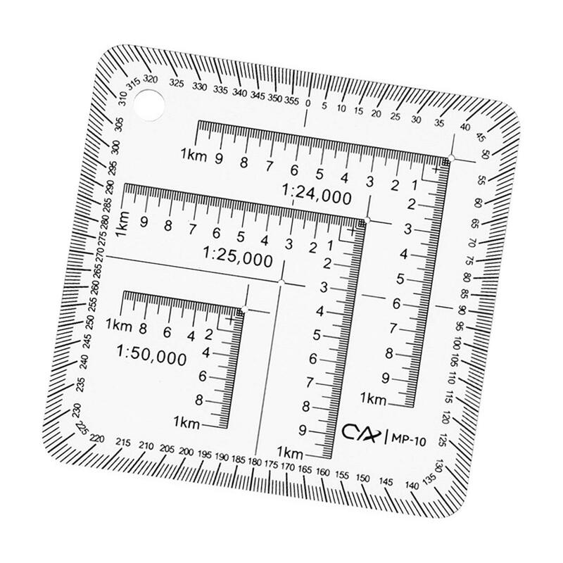 Utm Eck lineale Schule Messwerk zeuge Karte Lesen Winkelmesser transparent