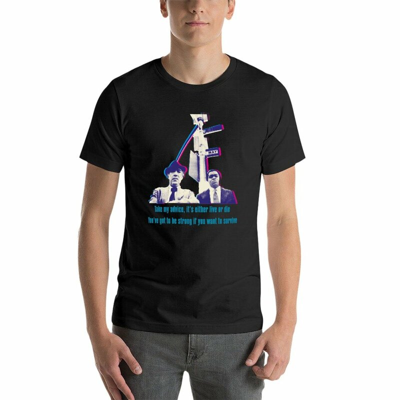 Винтажная Спортивная Мужская футболка Across 110th Street