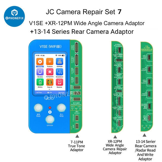 JC jcid Tag-ON กล้องไม่ถอดซ่อม FPC FLEX สำหรับ iPhone 12 13 14 Plus Pro MAX สายซ่อมกล้องขนาดเล็กแก้ปัญหาป๊อปอัพได้