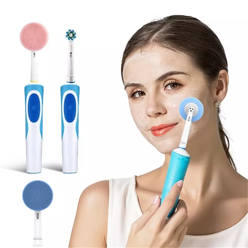 Nieuwe Gezichtsreinigingsborstelkop Voor Orale-B Elektrische Tandenborstels Vervangende Koppen Gezichtshuid Gereedschap
