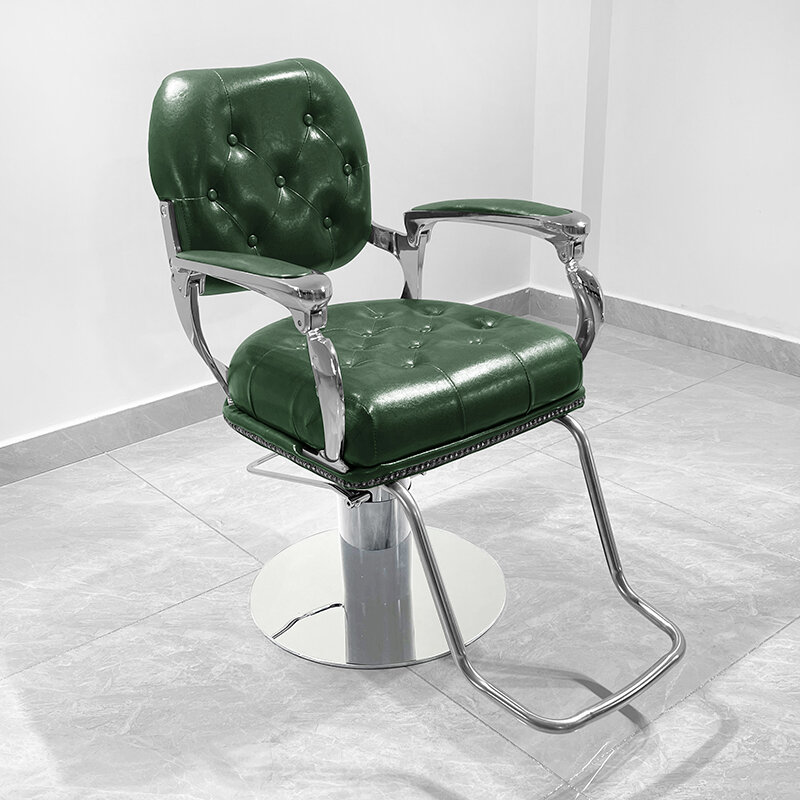 Cadeiras giratórias confortáveis do barbeiro para a composição da beleza, mobília do salão, Silla Facial, Giratoria, estilista, luxo