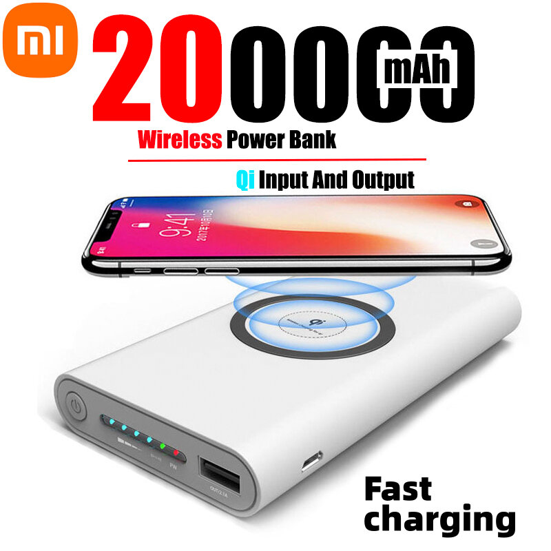 Xiaomi 200000mAh Power Bank Ultra-Large Capacity Universal Wireless Fast Charging Power Bank Thin And Portable Free Shipping