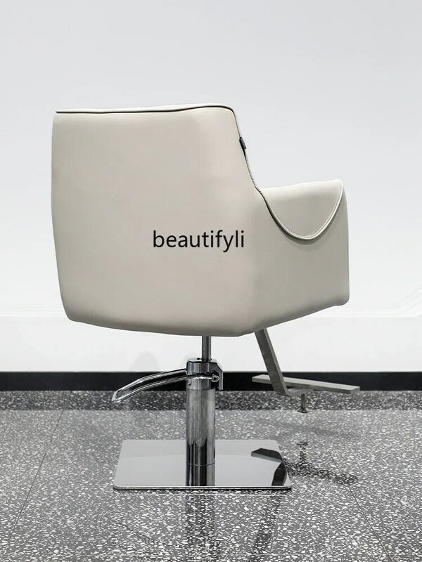 Modern Barber Shop Chair for Hair Salon High-End Hair Cutting Stool Hair Salon Lifting Hot Dyeing Chair Simple Seat