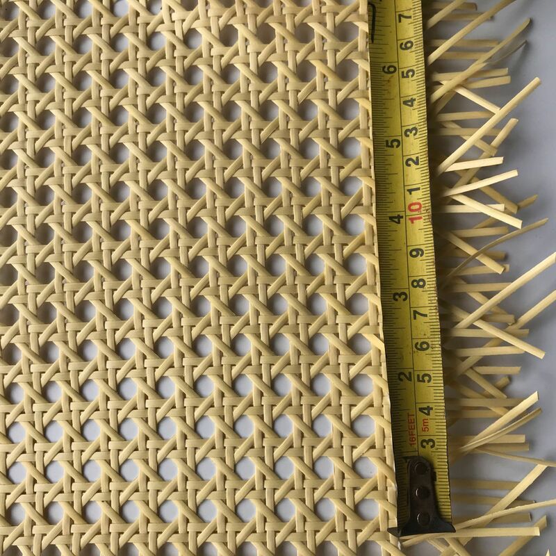 Anyaman rotan oktagonal plastik banyak ukuran, Set bahan perbaikan furnitur dekorasi dinding rotan Indonesia asli