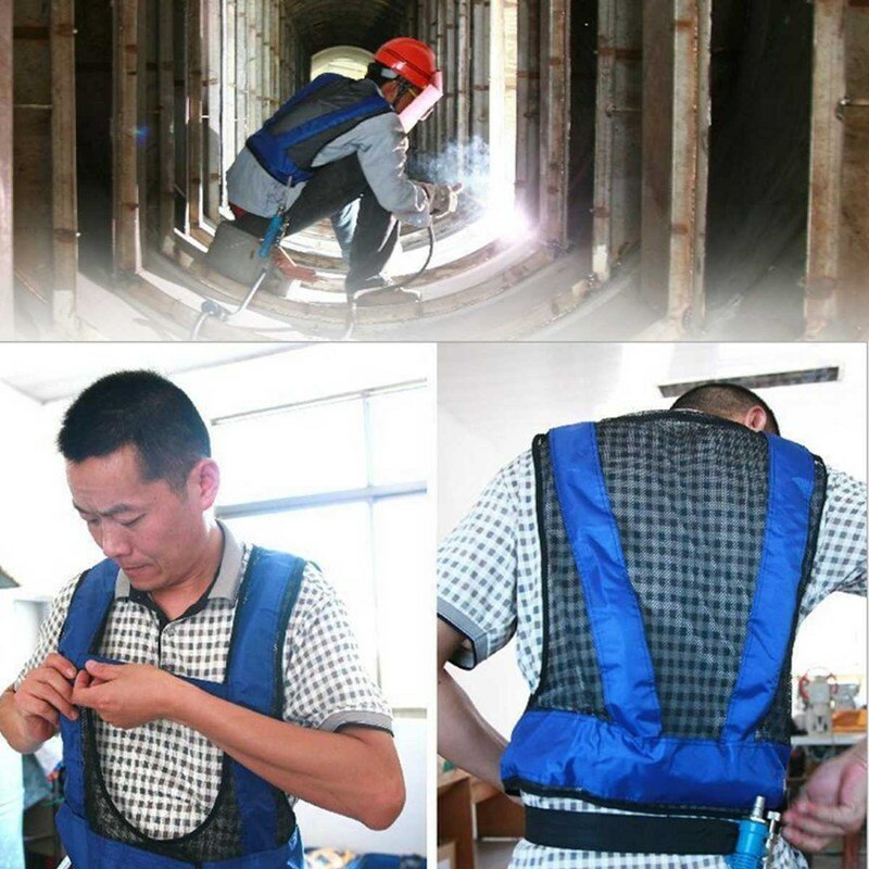 Welding Steel Air Compressed Cooling Vest Vortex Tube Air Conditioner Waistcoat Workers Cooling in High Temperature