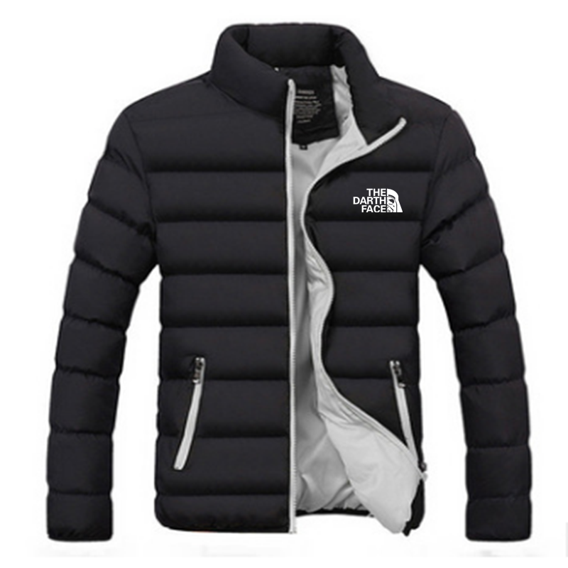 2024 Nieuwe Heren Hoge Kraag Winterjas Mode High-End Heren Casual Sjack Slim Fit Trend