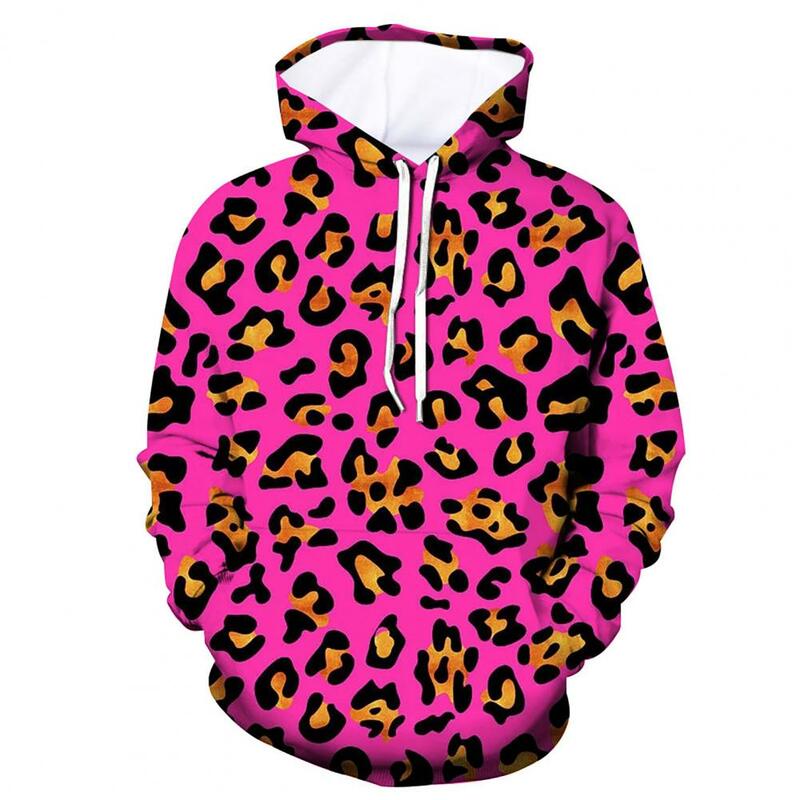 Padrão de leopardo com capuz 3d impresso harajuku moletom feminino oversized hoodies para o sexo masculino feminino pulôver leopardo impressão casual topo