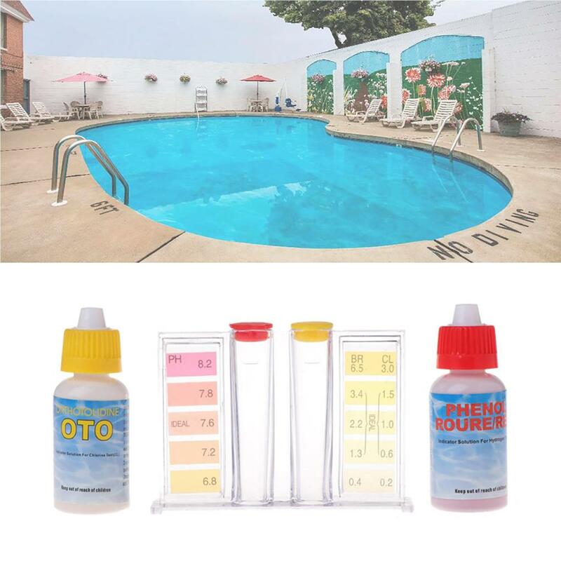 Schwimmbad-Testkit Effektives Wasser testkit mit Flaschen verpackung