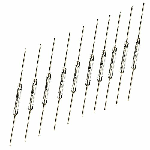 10pcs N/O Reed switch Magnetic Switch 2 * 14mm Normally Open Magnetic Induction switch For Arduino