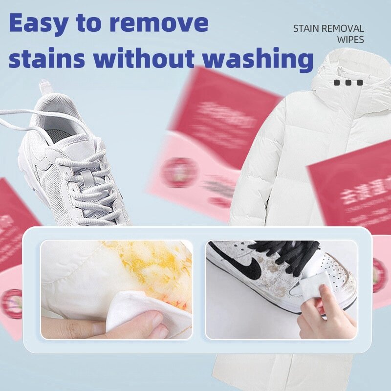 Kleidung Flecken entfernung Feucht tücher keine Wäsche Reinigung Schmutz und Öl entfernungs tücher kleine weiße Schuhe Jacke Schmutz entfernung Feucht tücher