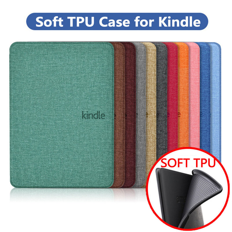 Soft TPU Case for Kindle Paperwhite 2022 2021 2019 2018 2016 1 2 3 4 5 6 7 8 9 10th 11th Generation 6 6.8 Inch Pouch Cover Funda