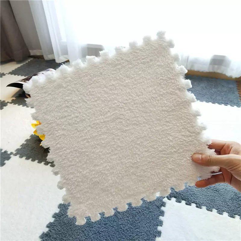 20pcs Soft Plush Baby Play Mat EVA Foam Children's Carpet Interlocking Exercise Tiles Floor Carpet And Rug for Kids Pad 30*30 CM