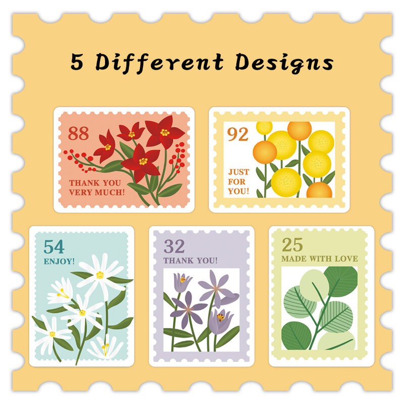 50-500 pezzi adesivi decorativi con motivo floreale grazioso 5 stili Scrapbooking Sticker Label diario Album cancelleria Stamp Stickers