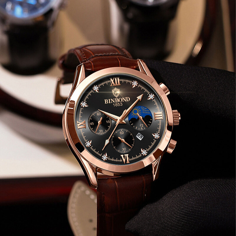 Кварцевые часы в винтажном стиле, светящиеся наручные часы с простым чтением и календарем, с бриллиантами, для работы и офиса