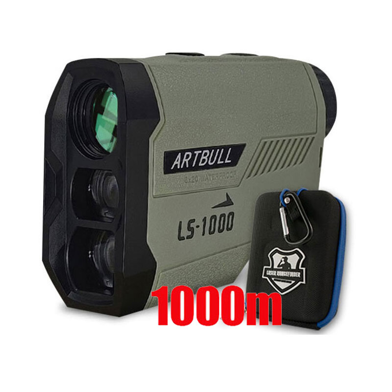 ARTBULL Laser Rangefinder para a caça, Slope Flag-Lock, Golf Range Finder, Medidor de distância, Telescópio Pin, 1000m, 650m
