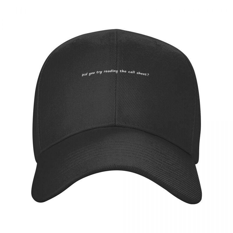 Set life: Did you try reading the call sheet? Baseball Cap New In Hat Luxury Brand Wild Ball Hat Mens Cap Women's