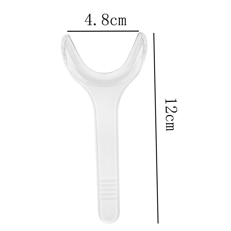 4 قطعة الأسنان T-شكل الخد الفم الشفاه ضام فتاحة لعيادة العناية بالفم 2 الحجم