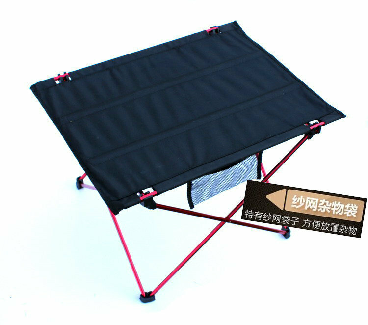Mesa dobrável portátil de acampamento ao ar livre mobiliário computador mesas cama piquenique 6061 liga alumínio ultra leve mesa dobrável
