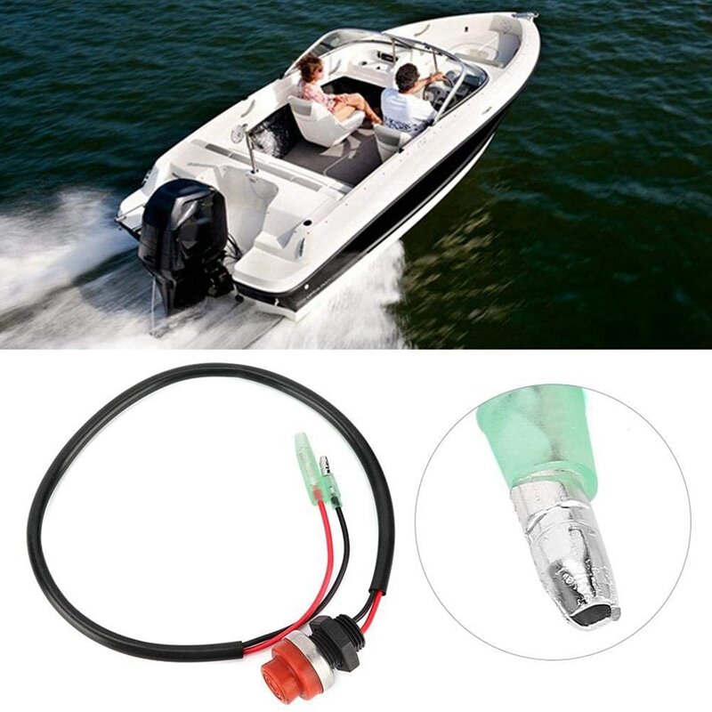 2X Universal Boot Außenbordmotor Motor Start Töten Schalter Keyless Push-Taste, die Für Alle Für Yamaha Schiffe