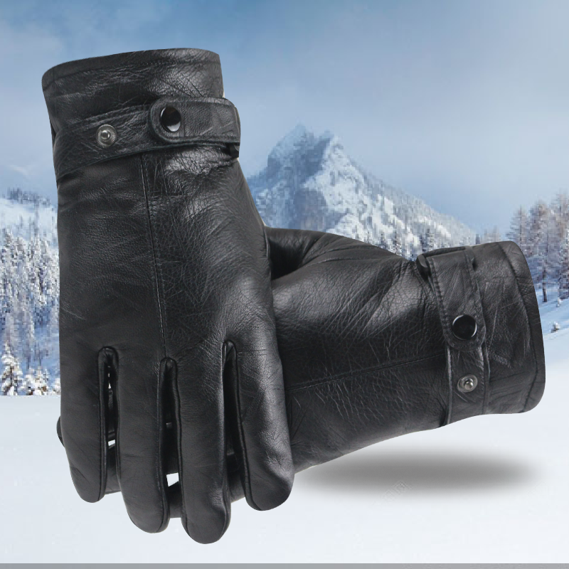 2023 męskie zimowe rękawiczki dla mężczyzn z polaru zagęszczają ciepłe pełne rękawiczki pluszowe wodoodporne motocykl sportowy czarne rękawiczki rowerowe