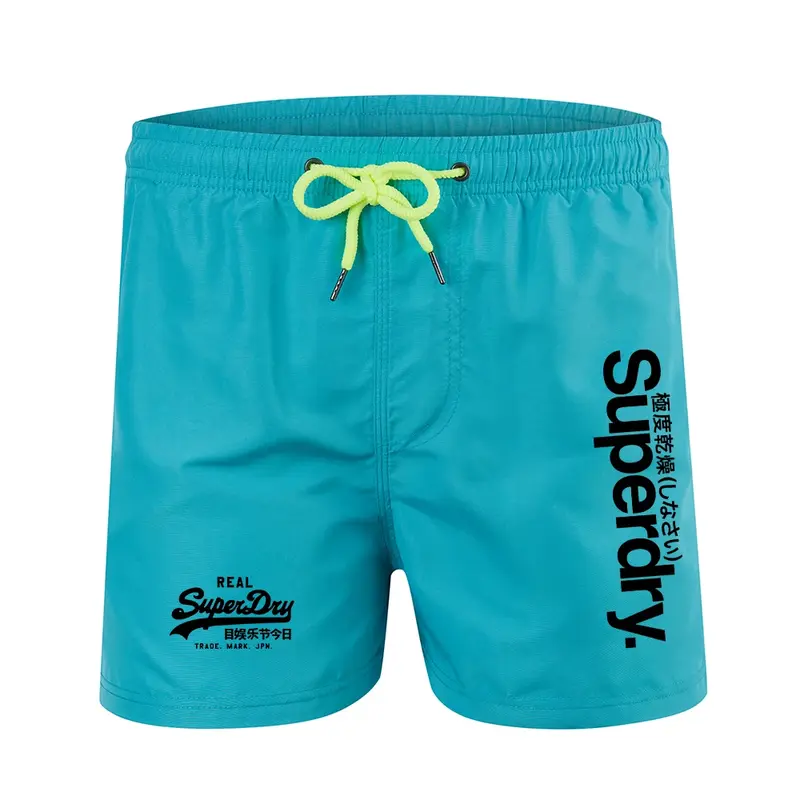 Atmungsaktive Badeanzug-Shorts für Männer, sexy Badehose, niedrige Freizeit-Boards horts, Surfvolleyball-Boxer mit Kordel zug im Sommer S-4XL