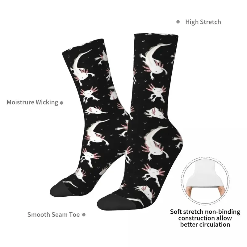 Axolotls Socken Harajuku super weiche Strümpfe ganzjährig lange Socken Zubehör für Unisex Geschenke
