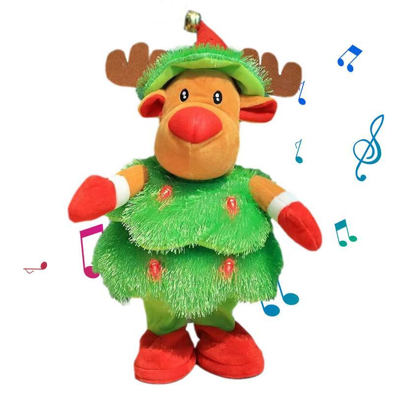 Elektryczny taniec interaktywny 13.7 muzyczny zabawki świąteczne zabawki dla dzieci kreatywne ozdoby świąteczne dla dzieci