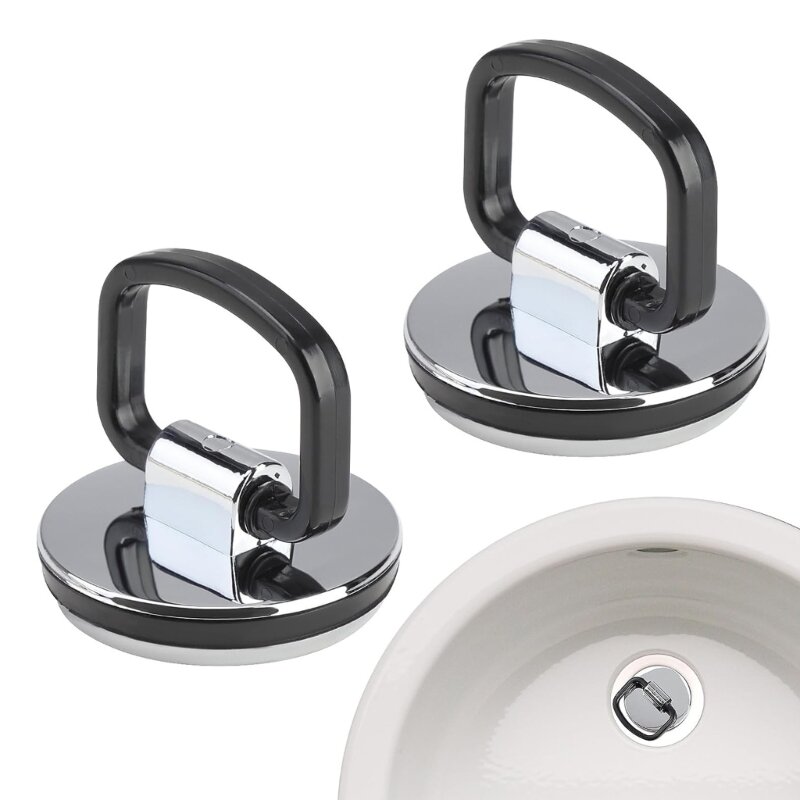 2 Pcs Plastic Sink Plug Cover Drain Stopper with Lift Handle Washbasin Plug Dropship