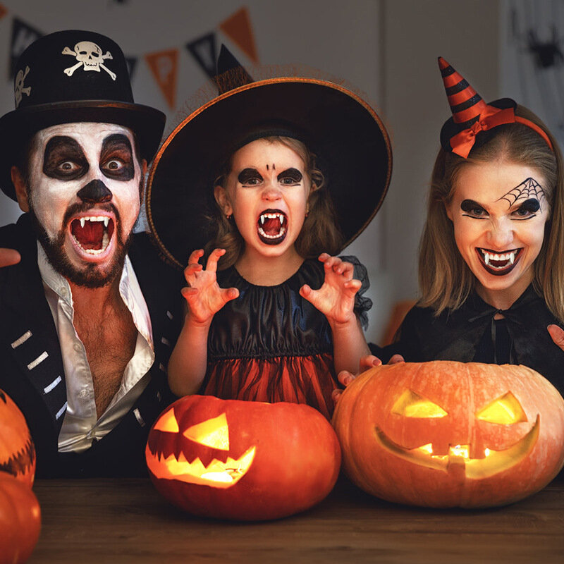 Halloween Vampiro Zombie Dentaduras, Maquiagem Ball Props, Partido Dentes Adereços Simulação