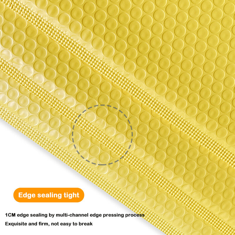 ถุงซองโฟมสีเหลือง50ชิ้น/ล็อต, ถุงซองจดหมายแบบปิดด้วยตัวเองซองจัดส่งพร้อมถุงกันกระแทกถุงส่ง