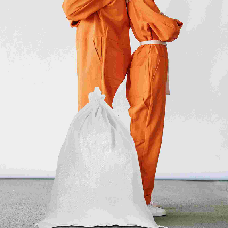 24 szt. Pleciona torba torba do przechowywania torby na paczki kurierskie małe opakowanie wysyłkowe na piasek polipropylenowy do ponownego użycia