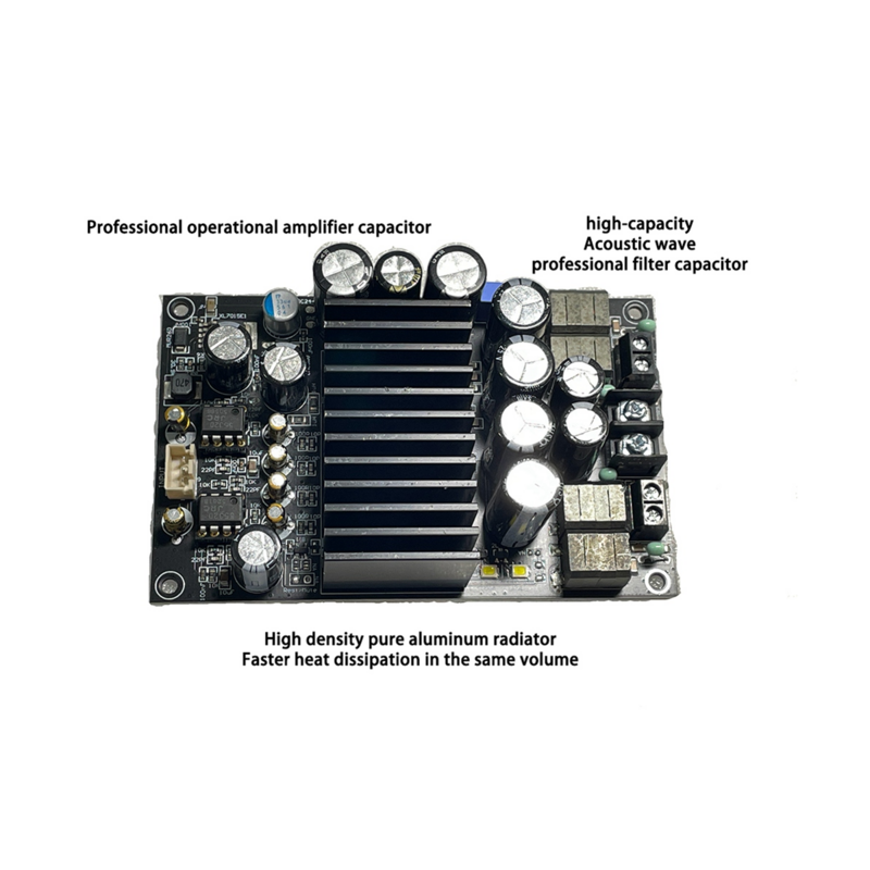 Carte d'amplificateur de puissance audio numérique, stéréo HIFI, 300W x 2, classe D, DC 48V, 2.0 canaux, 600W, TPA3255