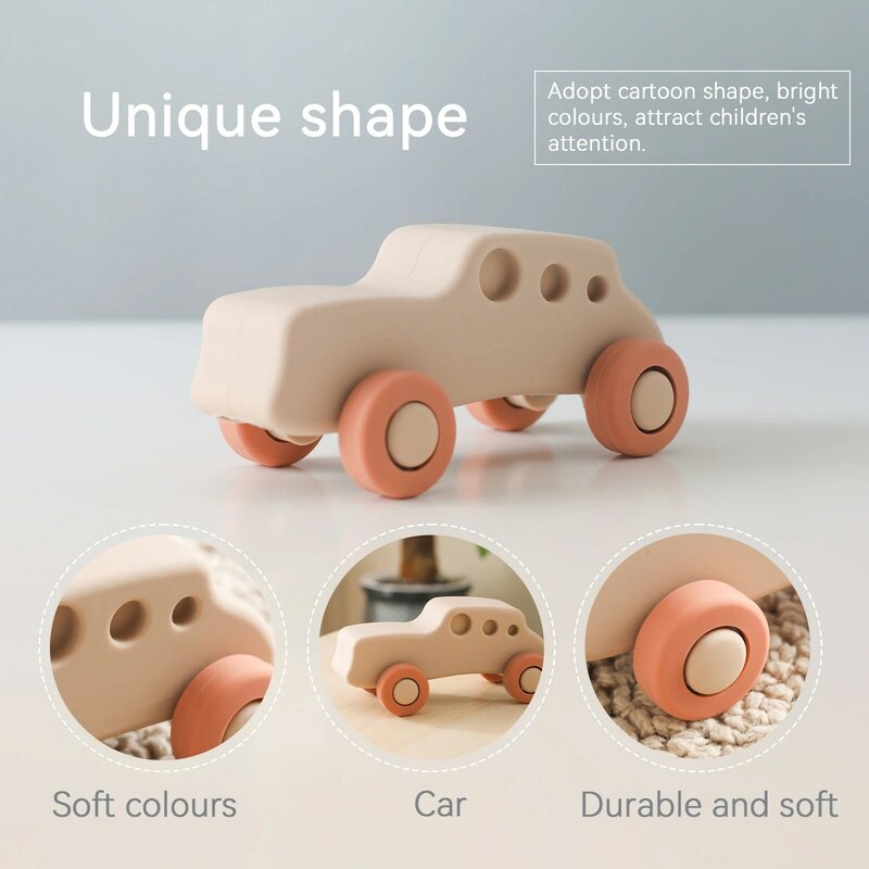 Игрушка Монтессори силиконовая для детей 0-12 месяцев, детские игрушки для новорожденных, силиконовый Прорезыватель для зубов, развивающая игрушка, Силиконовые Блоки