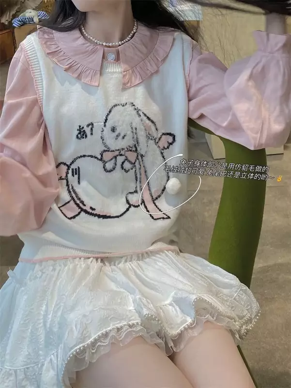 Мини-юбка женская кружевная, Милая Короткая в Корейском стиле, Сказочная одежда, модная одежда в стиле Лолита, лето