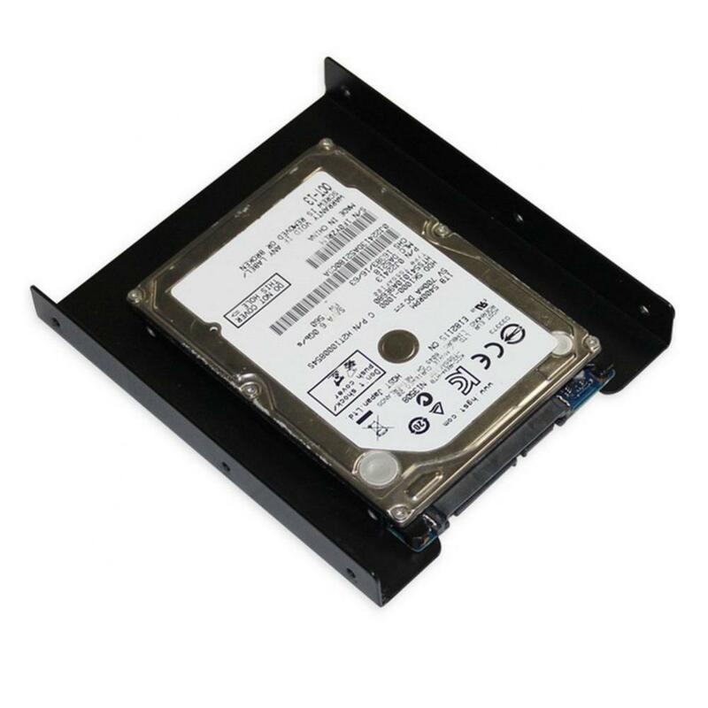 Soporte de Metal para disco duro SATA de 2,5 a 3,5 pulgadas, bandeja para disco de estado sólido SSD