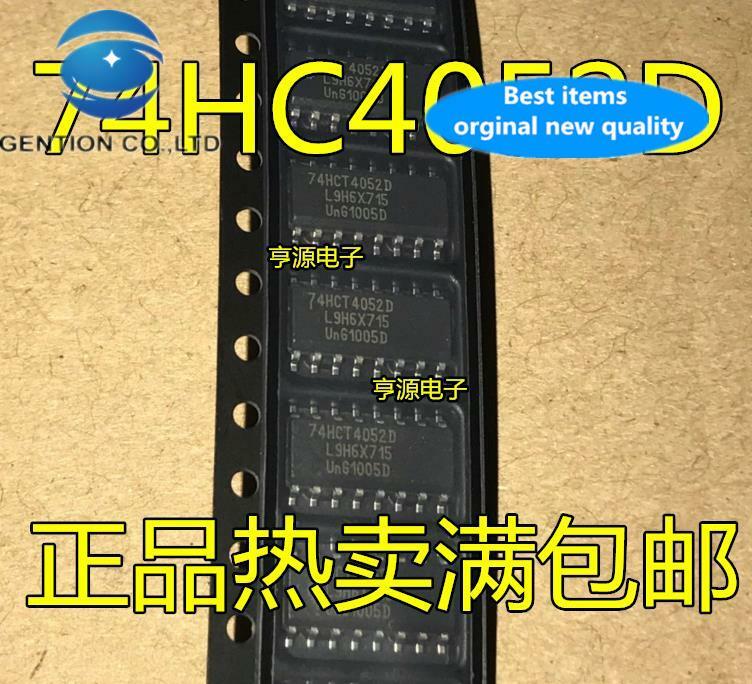 20pcs 100% orginal new  74HC4052 74HC4052D Dual 4 to 1 analog switch SOP-16