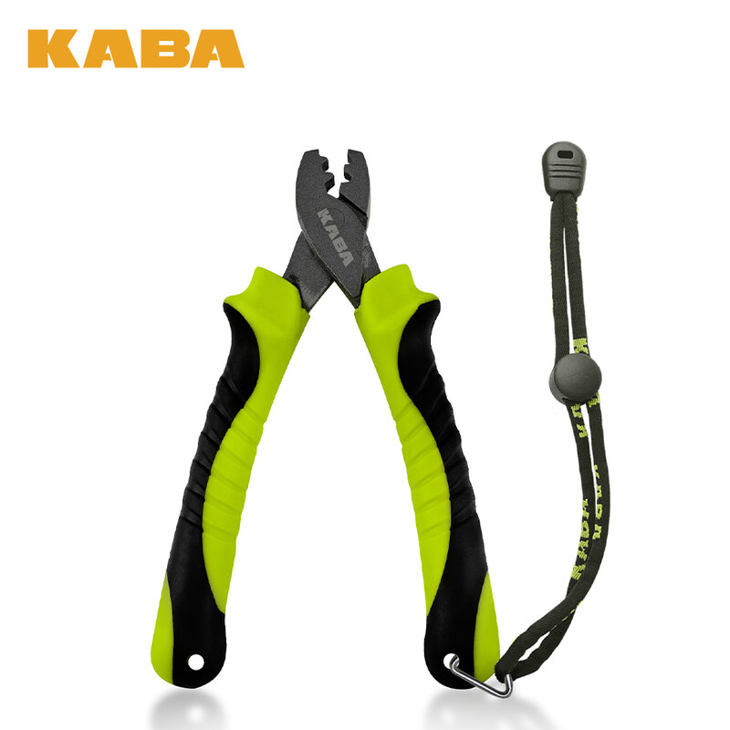 KABA-낚시 크림핑 크림핑 도구 핸드 크림퍼 도구, 싱글 배럴 슬리브용 낚시 플라이어, 낚시 장비 태클 크림프 슬리브