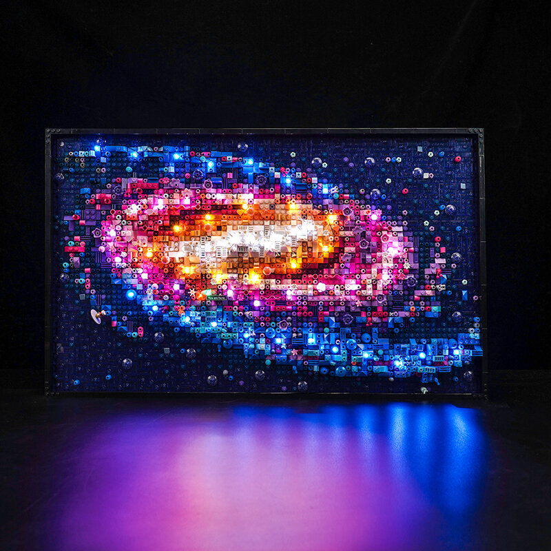 Das vonado LED-Licht 31212-Set eignet sich für die Bausteine der Milchstraße galaxie (nur mit Beleuchtungs zubehör)