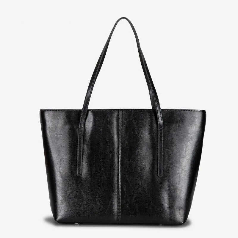 2022 nowe wysokiej jakości torebki damskie o dużej pojemności torby na ramię moda podmiejskich duże torba z rączkami skórzane torebki w jednolitym kolorze