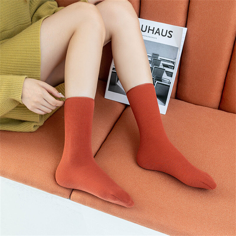 Женские кашемировые носки для снежной погоды, осень/зима, бархатные плотные теплые носки для сна, мягкие хлопковые плюшевые носки для мужчин и женщин, 1 пара