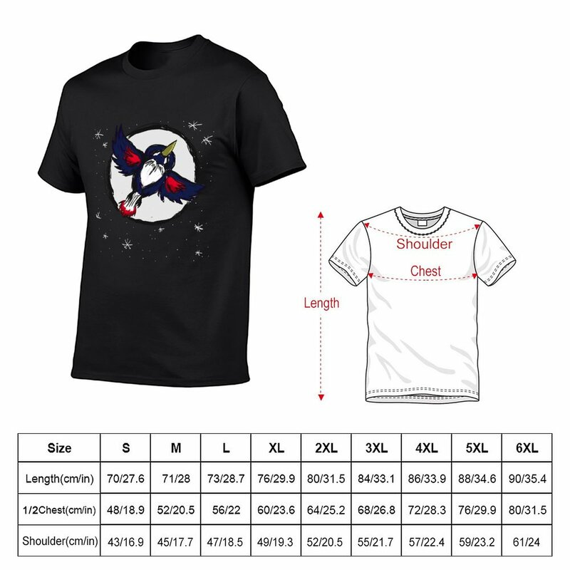 New Honchkrow T-Shirt sweat shirt T-shirt for a boy kawaii clothes men clothing