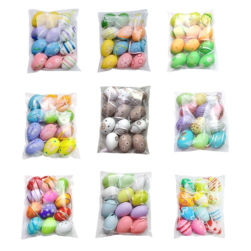 Wielkanoc DIY ręcznie malowane jaja przedszkole zabawki do kolorowania symulacja jajek kolorowanki trwałe łatwe w montażu łatwe w użyciu