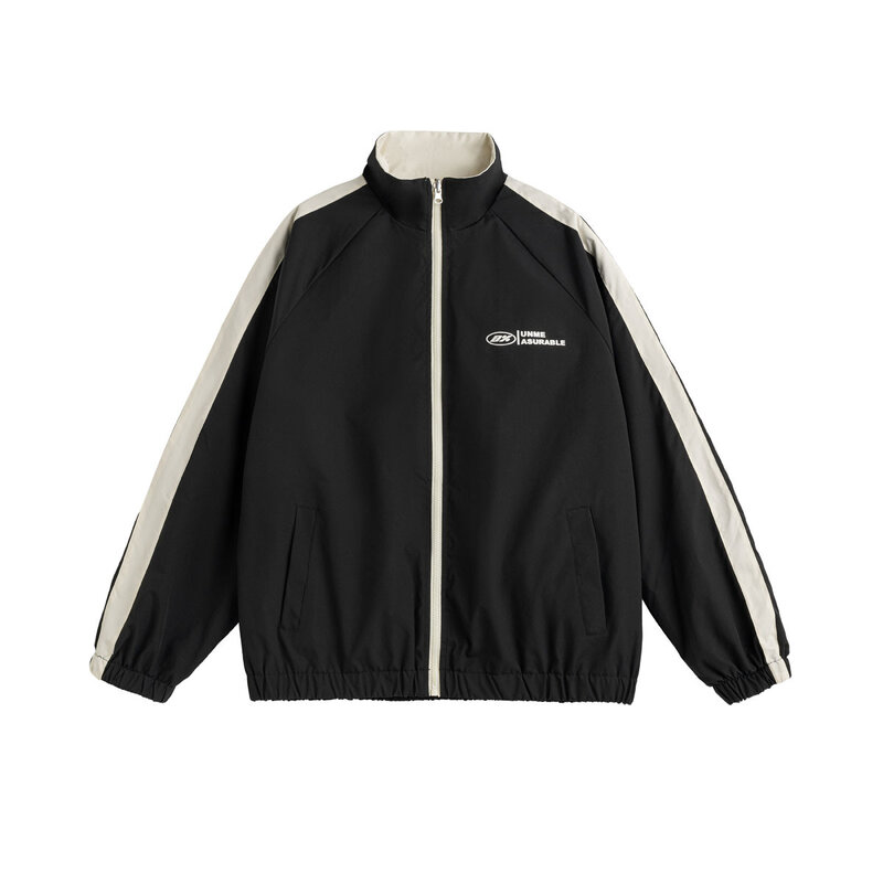 남성용 양면 착용 재킷, 미국 스트리트 패션 브랜드, 느슨한 다목적, 용수철 가을 디자인