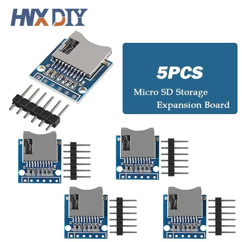 1-10 sztuk Micro Mini SD do przechowywania karta rozszerzenia Mini Micro karta SD TF moduł obudowy pamięci z pinami do Arduino