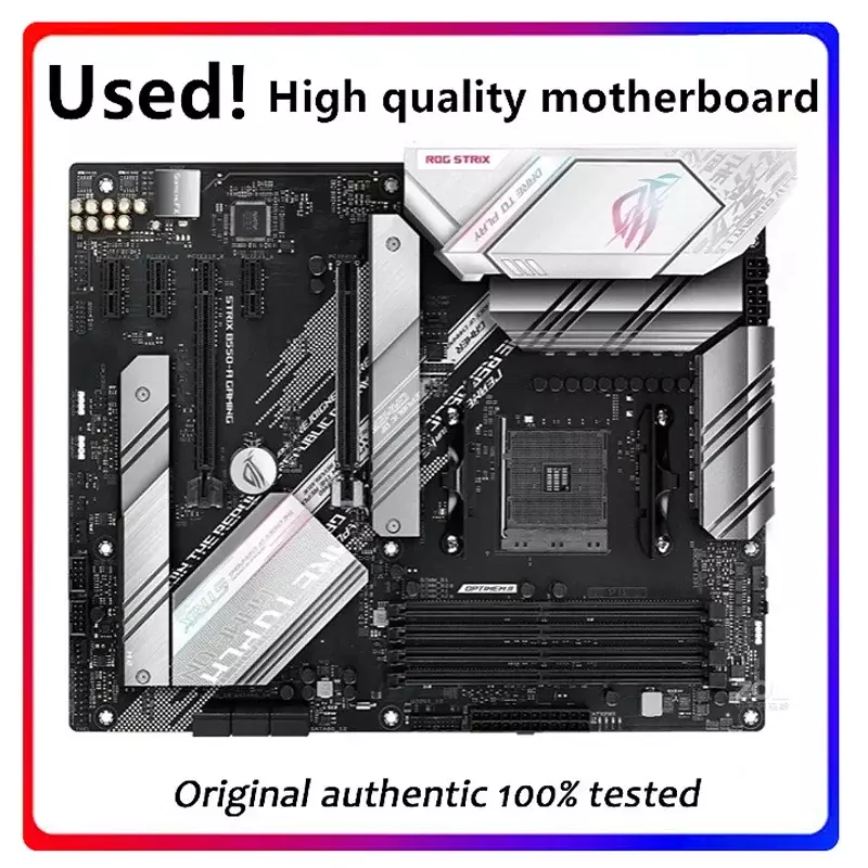 Nuova scheda madre da gioco ROG STRIX B550-A con connettività PCIe 4.0, per cpu AMD Ryzen di terza generazione, Dual M.2, Ethernet da 2.5 Gb