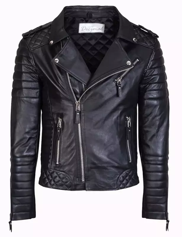 남성용 비대칭 가죽 재킷, 유럽 및 미국 패션 트렌드, 신상