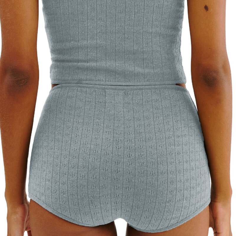 Combhasaki Vrouwen Gebloemde Uitgeholde Print Tweedelige Outfit Y 2K Mouwloze Cami Cropped Tank Tops Hoge Taille Korte Broek Pyjama Set
